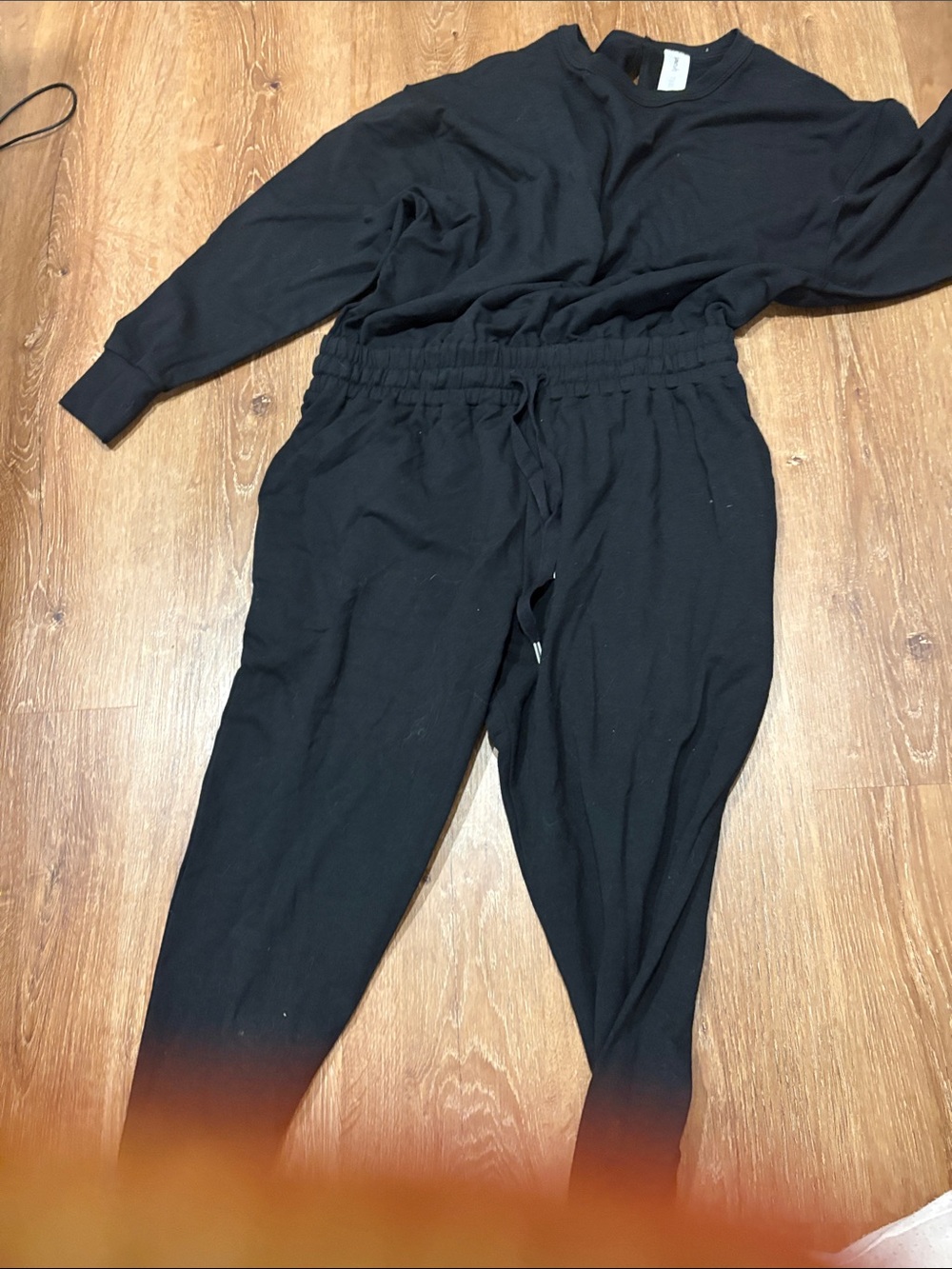Women’s Black Drawstring Jogger Pants by smash and teas